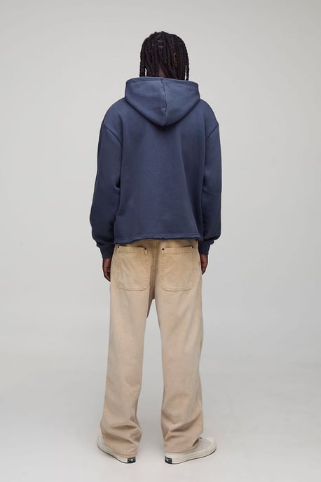 Oversized Boxy Outlaws Large Scale Graphic Hoodie - Image 2