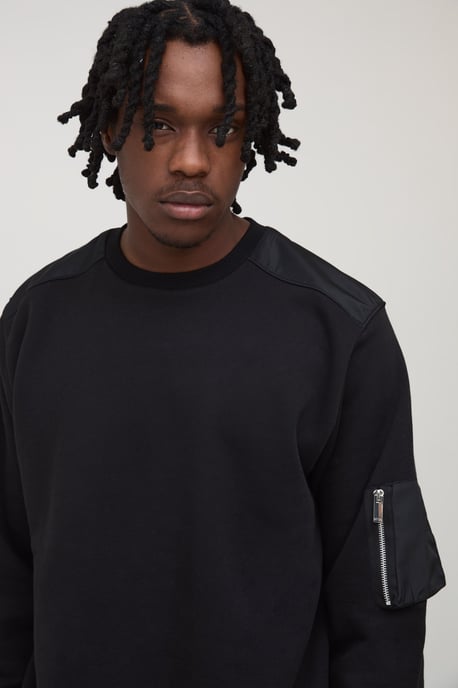 Tall Regular Fit Utility Sweatshirt - Image 3