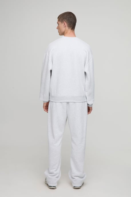 Basic Oversized Boxy Crew Neck Sweatshirt - Image 2