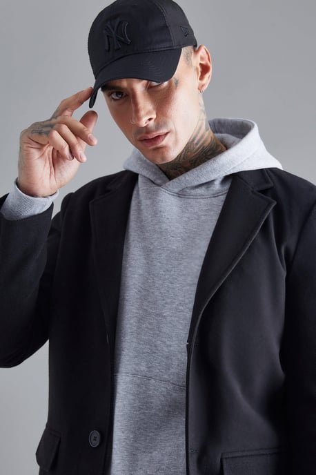 Single Breasted Wool Mix Overcoat - Image 5