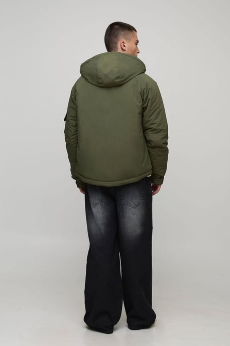 Regular Fit Mid Weight Parka Jacket - Image 2