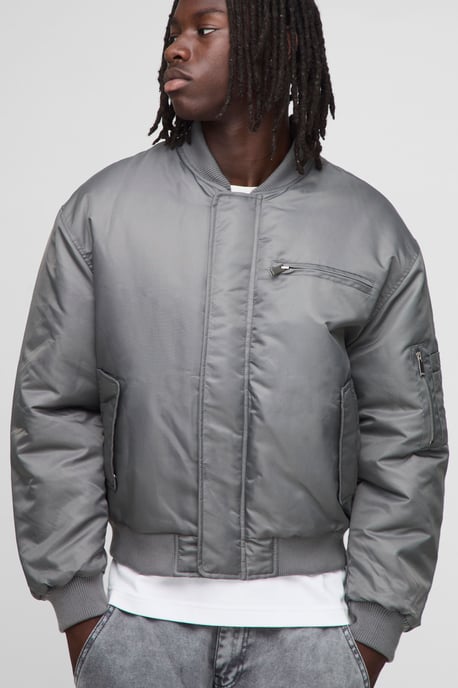 Boxy Fit MA1 Bomber Jacket - Image 1