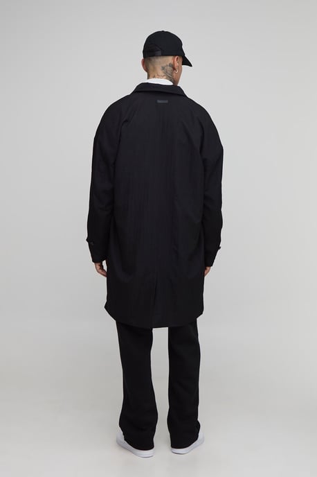Tall Crinkle Oversized Mac - Image 2