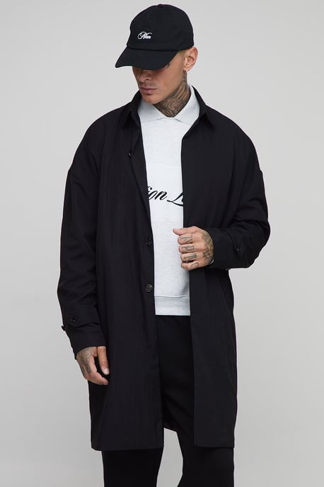 Tall Crinkle Oversized Mac - Image 3