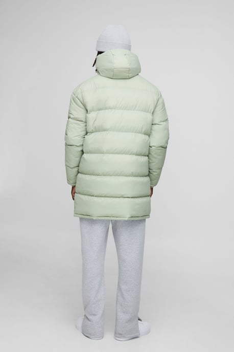 Regular Fit Hooded Longline Puffer Jacket - Image 2