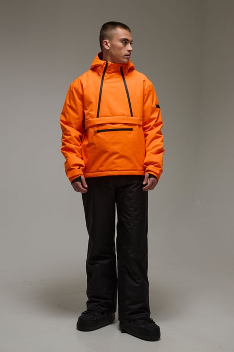 Man Active Ski Waterproof Fleece Lined Half Zip Jacket - Image 4