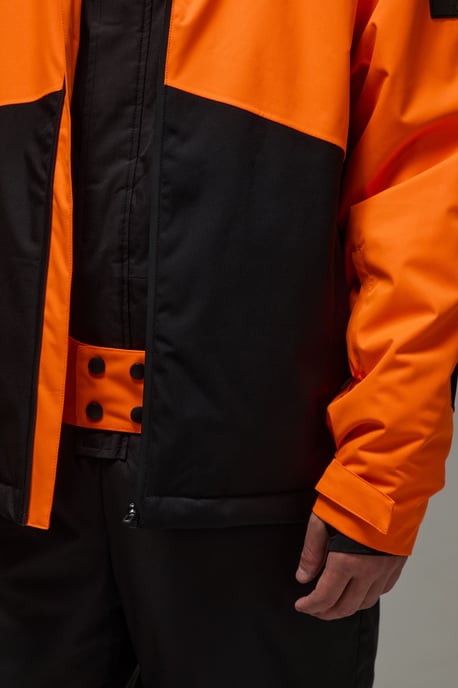 Man Active Ski Waterproof Colour Block Jacket - Image 3