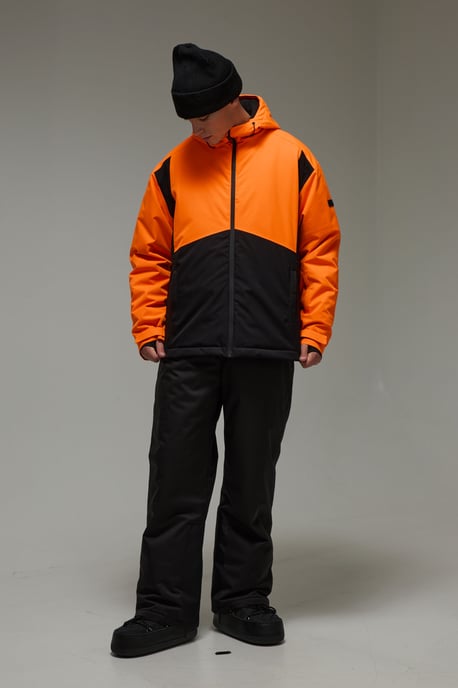 Man Active Ski Waterproof Colour Block Jacket - Image 4