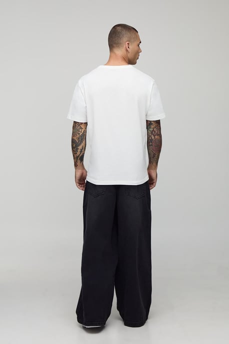 Super Baggy Rigid Washed Jeans - Image 2