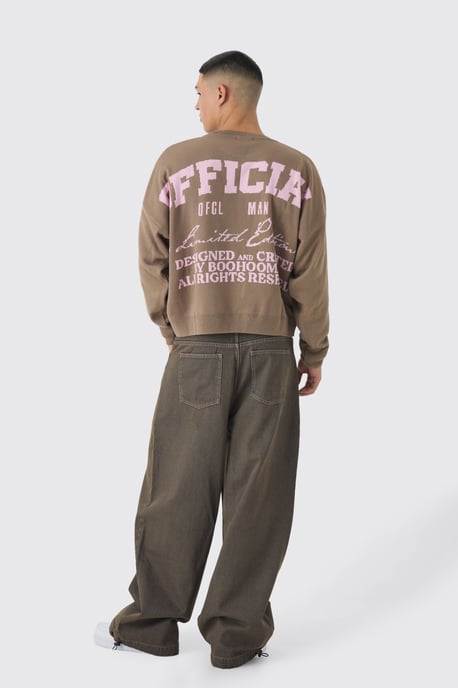 Parachute Baggy Brown Washed Jeans - Image 2
