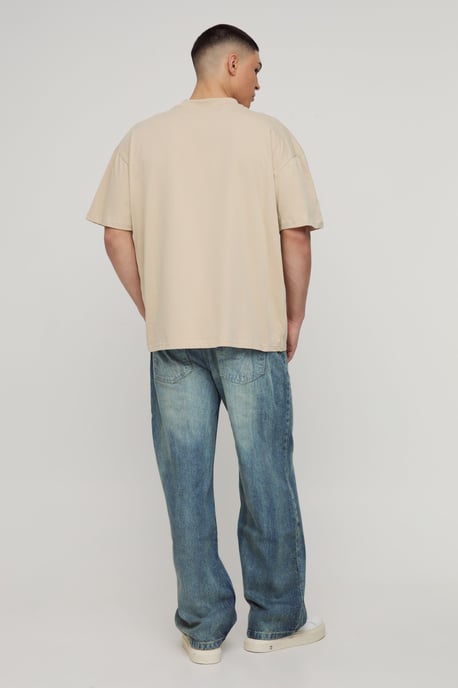Baggy Rigid Washed Jeans - Image 2