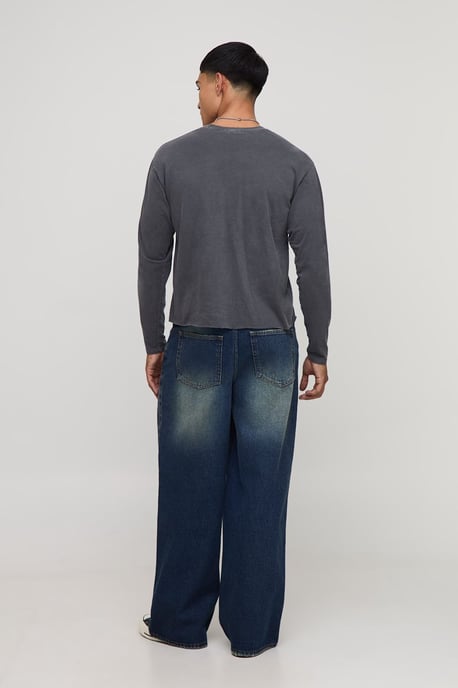 Baggy Embellished Tribal Carpenter Jeans - Image 2