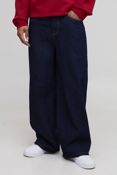 Baggy Rigid Washed Jeans - Image 1