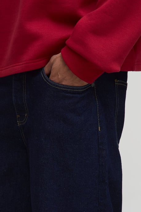 Baggy Rigid Washed Jeans - Image 3