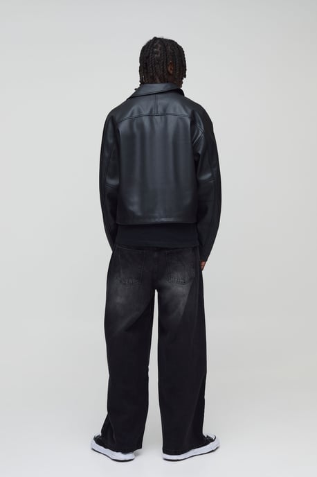 Baggy Rigid Washed Jeans - Image 2