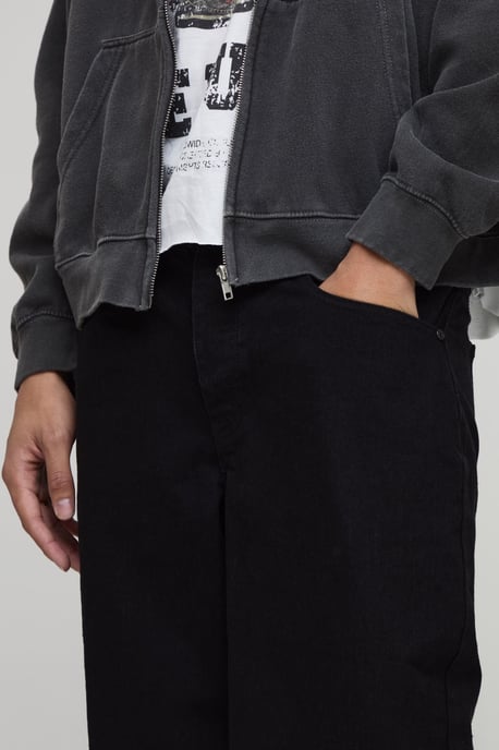 Basic Baggy Fit Jeans - Image 3