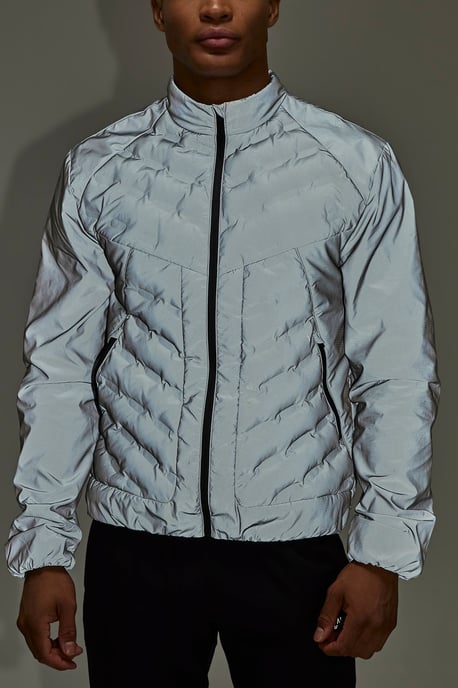 Man Active Reflective Quilted Regular Fit Jacket - Image 3