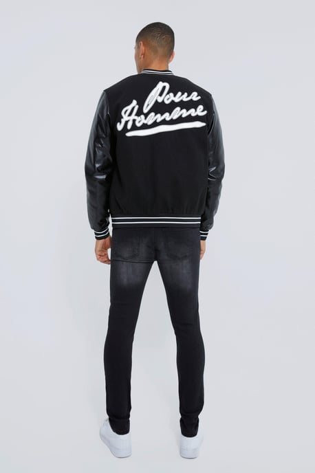 Skinny Stretch Rip And Repair Biker Washed Jeans - Image 2