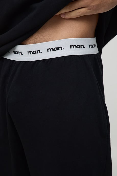 MAN Loungewear Oversized T-Shirt And Relaxed Jogger Set - Image 3