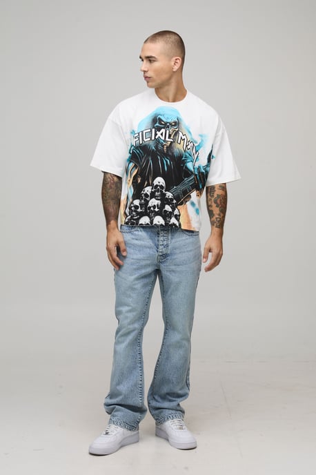 Basic Flared Fit Jeans - Image 4