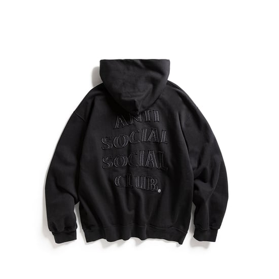 ASSC Applique Mind Games Hoodie in Black - Image 1