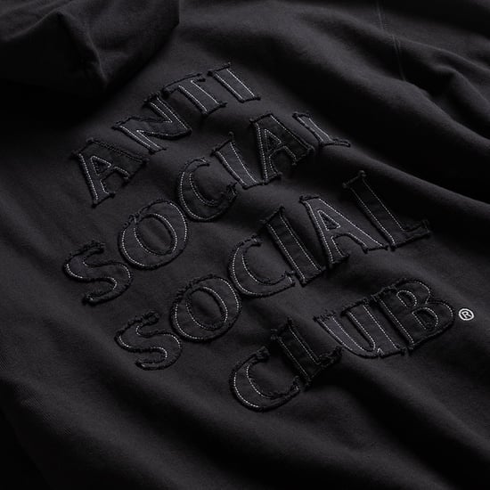 ASSC Applique Mind Games Hoodie in Black - Image 2