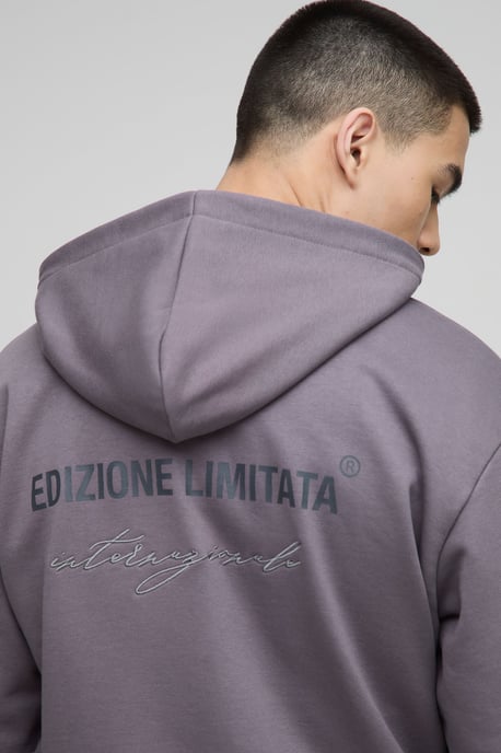 Oversized Boxy Edizione Limitata Heavyweight Zip Hoodie - Image 3