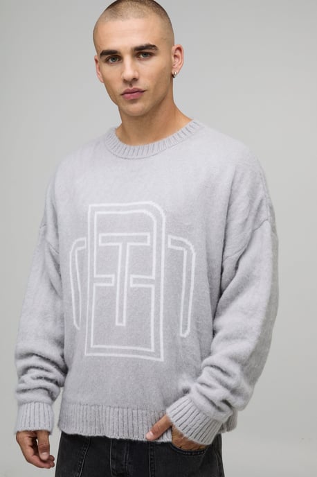 Fluffy Knit BM Jumper - Image 1