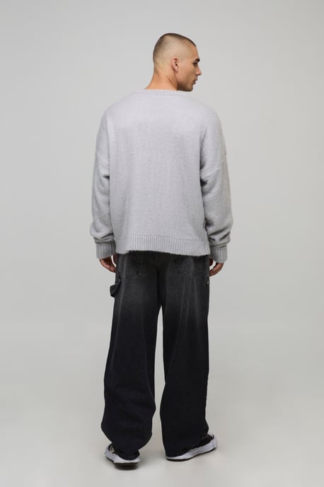 Fluffy Knit BM Jumper - Image 2