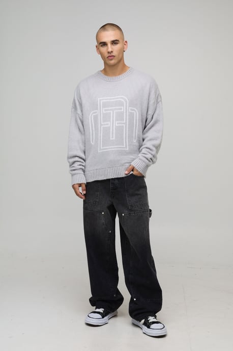 Fluffy Knit BM Jumper - Image 4