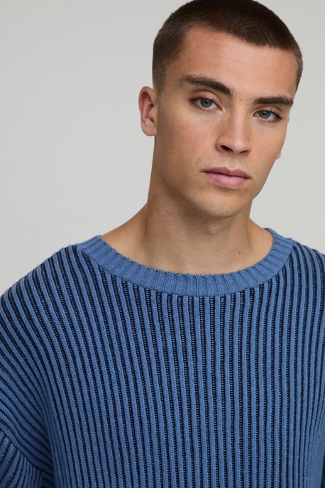 Relaxed Ribbed Knitted Jumper - Image 3
