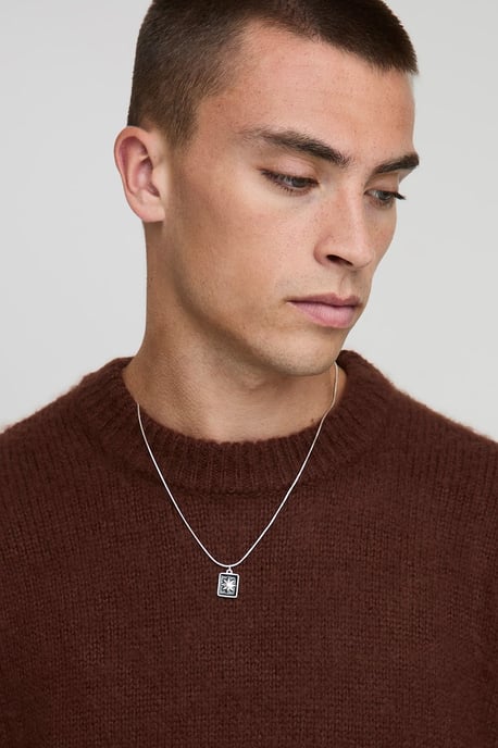 Boxy Fit Brushed Extended Neck Knitted Jumper - Image 3