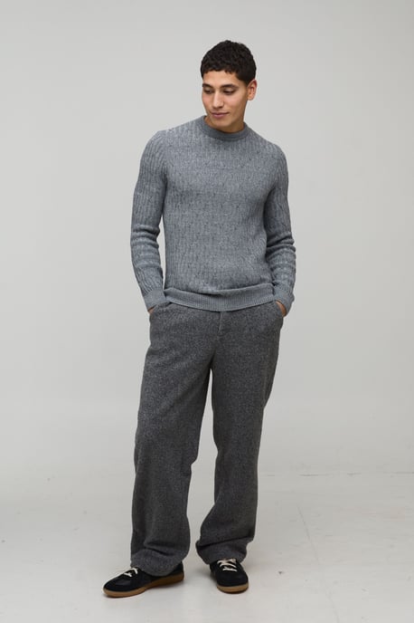 Regular Fit Cable Knitted Jumper - Image 4