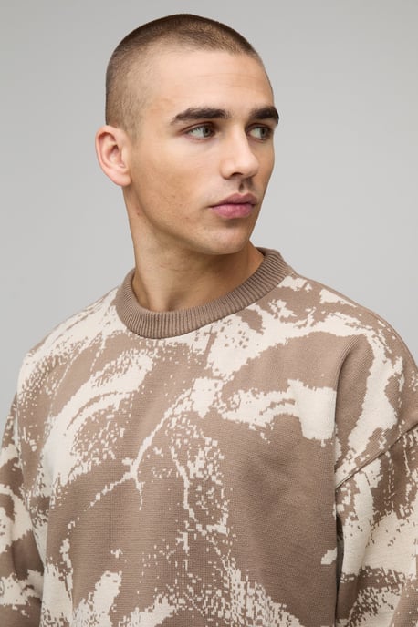 Oversized Renaissance Jacquard Knitted Jumper - Image 3