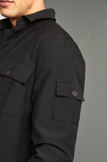 Long Sleeve Lightweight Oversized Overshirt - Image 4