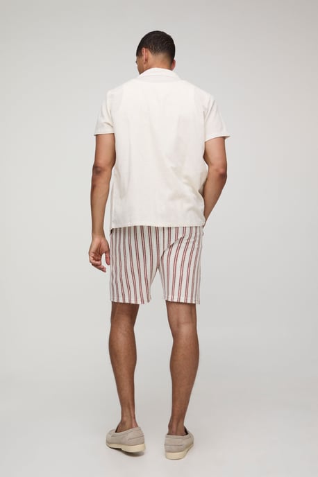 Elasticated Waist Relaxed Fit Crochet Shorts - Image 2