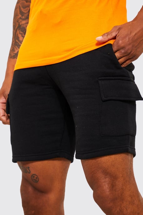 Slim Mid Cargo Jersey Short - Image 3