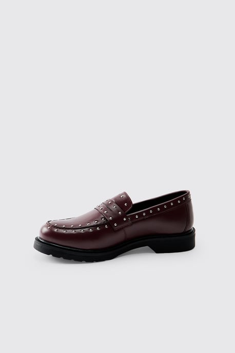 PU Studded Chunky Loafer - Image 2