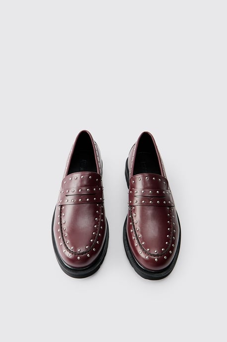 PU Studded Chunky Loafer - Image 3