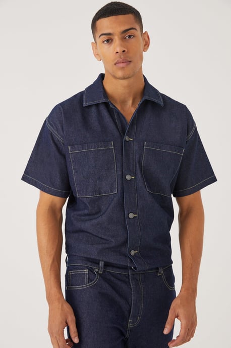 Relaxed Fit Denim Jumpsuit - Image 3