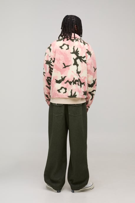 Oversized Camo Borg Overshirt - Image 2