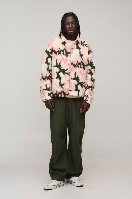 Oversized Camo Borg Overshirt - Image 4