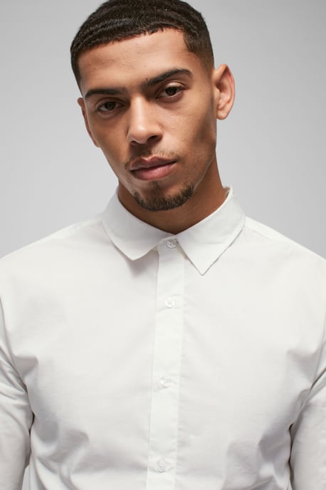 Long Sleeve Slim Shirt - Image 3