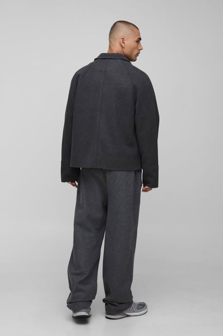 Oversized Raglan Sleeve Overshirt - Image 2
