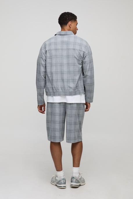 Oversized Checked Overshirt - Image 2