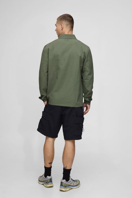Regular Fit Technical Seersucker Shirt - Image 2