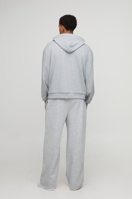 Wide Leg Embossed Worldwide Jogger - Image 2