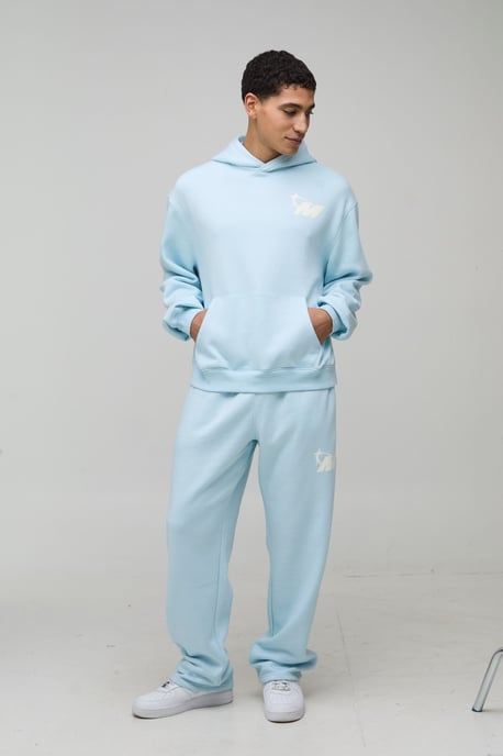 Oversized Boxy M Star Hoodie & Baggy Jogger Tracksuit - Image 4
