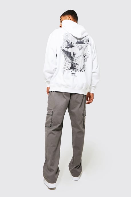 Elasticated Waist Relaxed Fit Buckle Cargo Trouser - Image 2