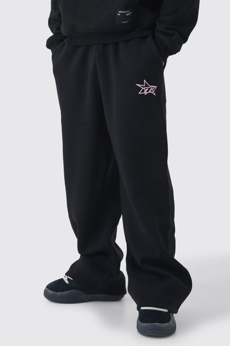 Wide Leg M Star Joggers - Image 1
